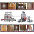 short cycle melamine laminating hot press machine